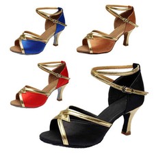 Women Latin Dance Shoes Ballroom Girls/Tango Salsa/ 5/7CM Heeled Suede Sole
