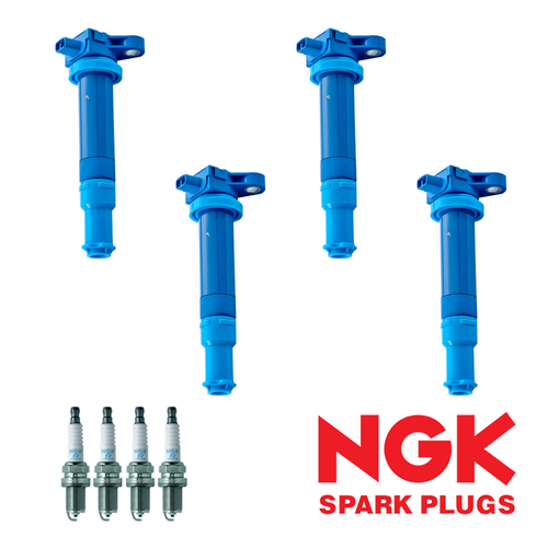 4 Ignition Coil & NGK Platinum Spark Plug For Hyundai Accent/Kia Soul 1.6L UF652 - Foto 5
