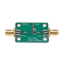 Gain Broadband 9-12V Amplifier Module SMA-K Connector for FM HF VHF/UHF