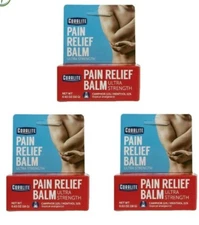 3 Packs Of Coralite Pain Relief Balm Ultra Strength 0.63 OZ (18 G)