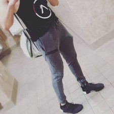 New Fitness Pants Casual Sweatpants Fashion High Street Trousers Pants Men Jogge