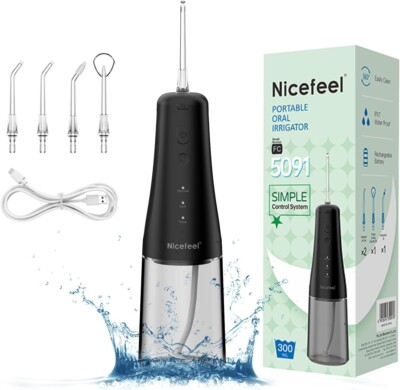 Hilo Dental De Agua Portatil Recargable 3 Modos Limpieza Profesional Para Diente
