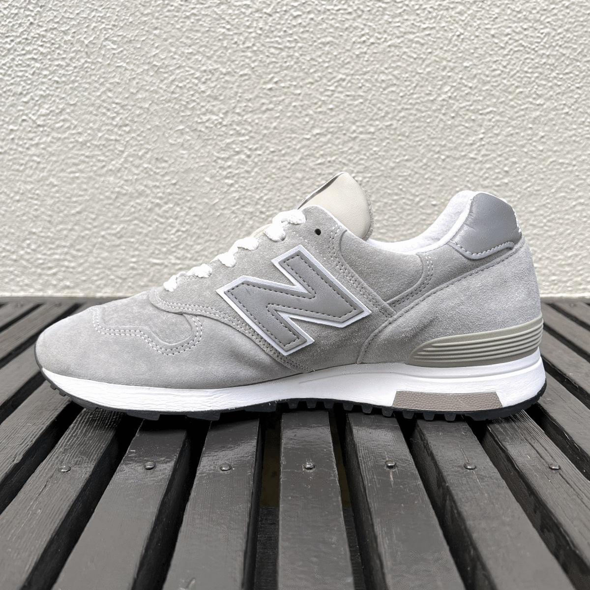 US 8 New Balance M1400JGY GRAY US8 26cm Suede Used Made in USA