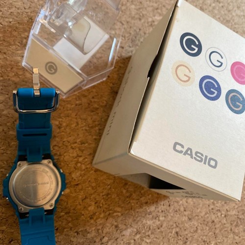 USED CASIO G-SHOCK MINI GMN-590 WRISTWATCH GOOD Blue From Japan Free Shipping - 第 6/6 張圖片
