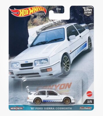Hot Wheels Premium 2023 Canyon Warriors 2/5 '87 Ford Sierra Cosworth New
