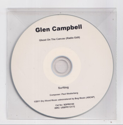 (LL166) Glen Campbell, Ghost On The Canvas - 2011 DJ CD