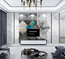 3D Graphic Marble G13372 Wallpaper Wall Murals Removable Self-adhesive Honey