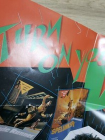 AUTHENTIC VERY RARE SQOON - NINTENDO NES - INSERT POSTER