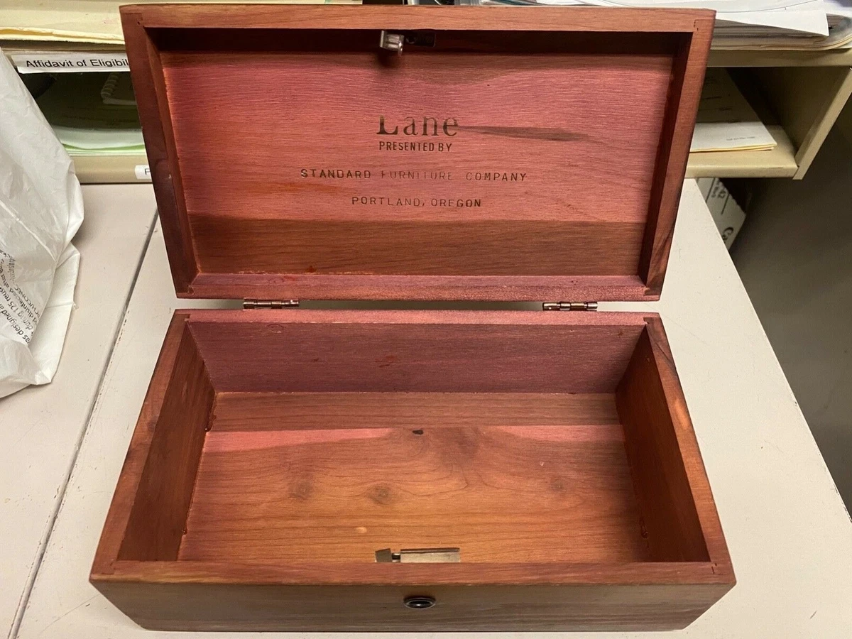 Lane cedar jewelry box deals