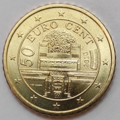 50 Euro cent Austria 2020 * The Secession Building in Vienna * Unc