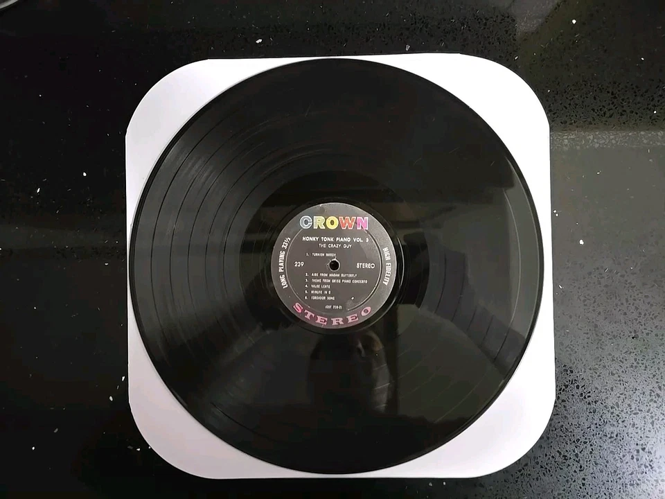 HONKY TONK PIANO Vol 3 Crazy Guy Crown Record ONLY CST 239 *G* ULTRASONIC CLEAN Foto 4 de 4