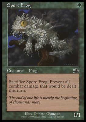 MTG Magic the Gathering Spore Frog (126/144) Prophecy LP