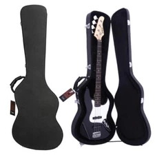 Glarry Bass Guitar Hard Case Most Standard Electric Bass Guitars Hardshell Flat
