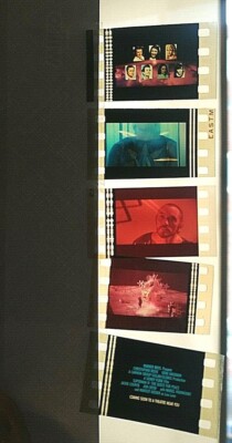 superman the movie mix 35mm loose film cells x5 1,2,3,4, christopher reeve set 4