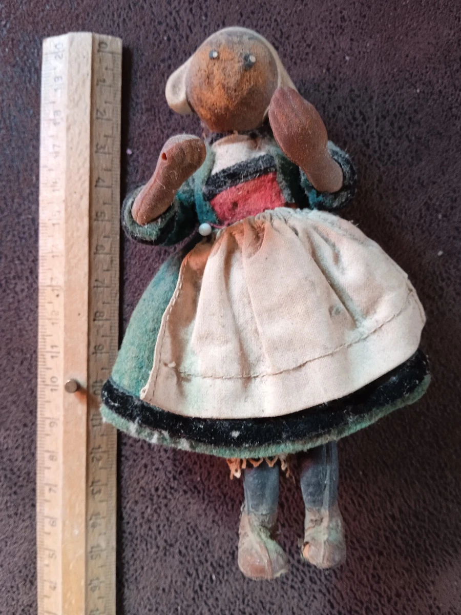 Ancienne Poupée Bécassine En Porcelaine Et Tissu - Vintage Collection