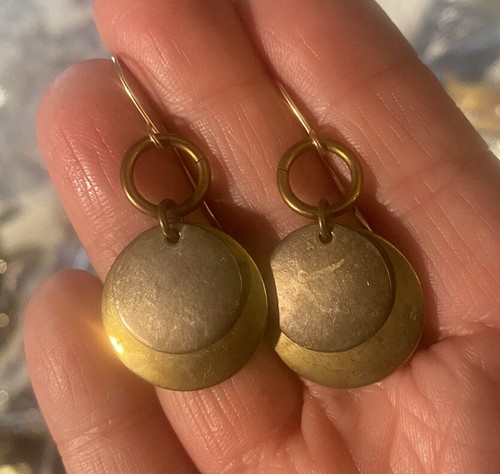 Marjorie Baer SF Two Tone Dangle Post Earrings