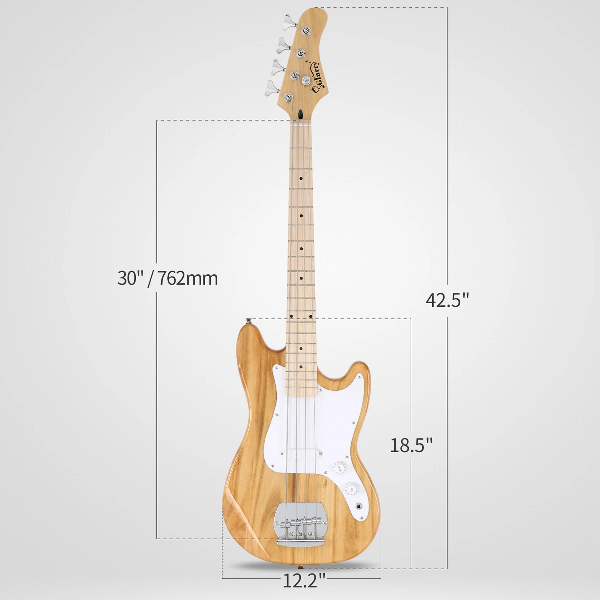 Glarry short scale bass deals