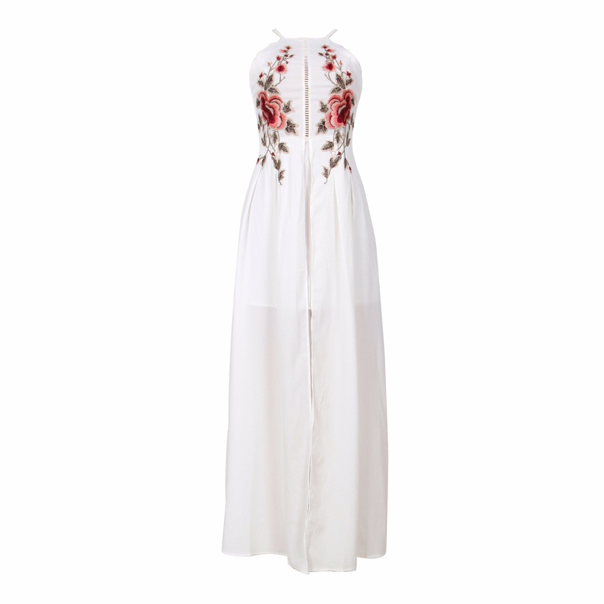 Suzanjas Vestido Con Escote Carmen Y Choker, Negro, Talla 36-44/S - XL