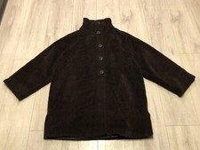 Max Mara Alpaca Teddy Coat Chocolate Brown Iconic Oversized Uk 6 Vgc