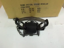 12 Bridger #5 Coil Spring Foothold Traps Coyote Beaver Otter Trapping