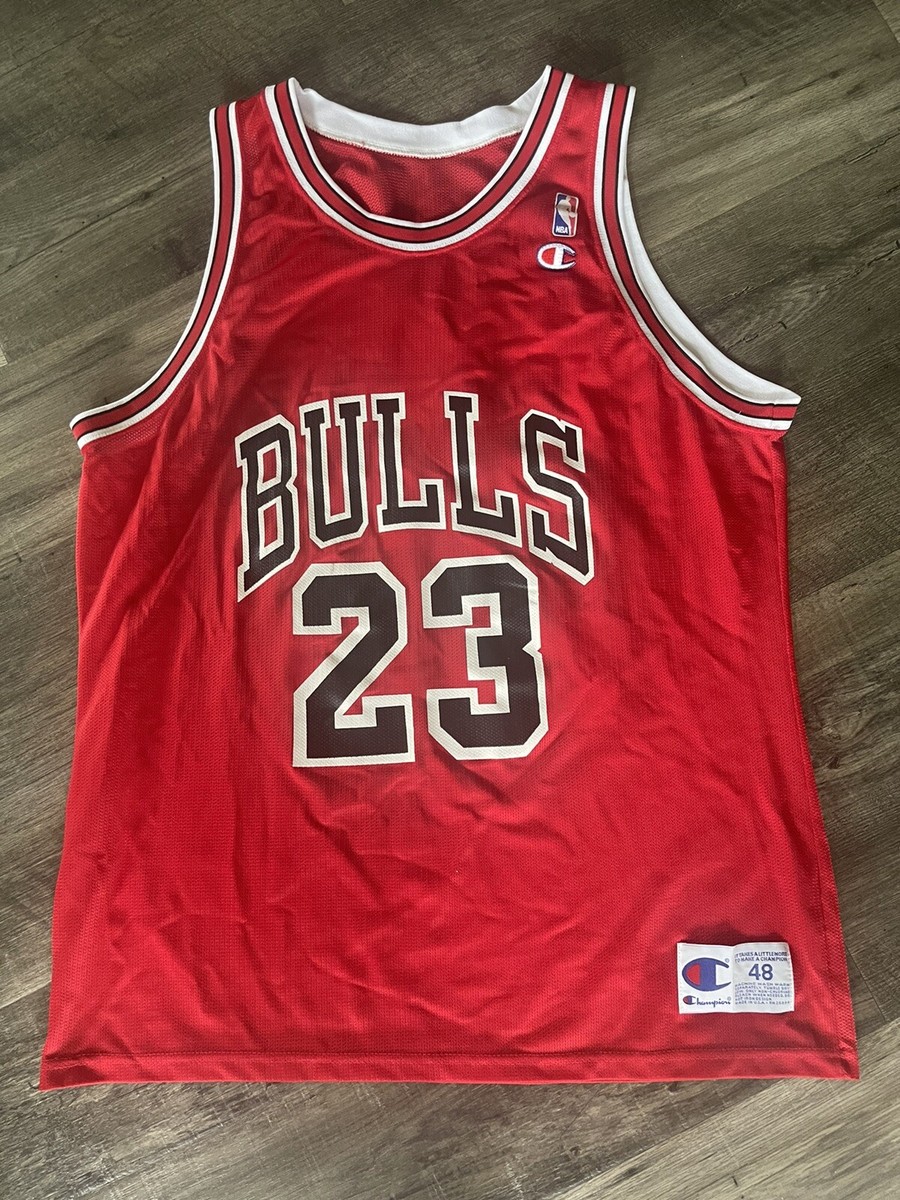 Champion BULLS JORDAN 23 タンクトップ サイズ48 VTG Champion Michael Jordan Chicago Bulls Jersey #23 Size 48