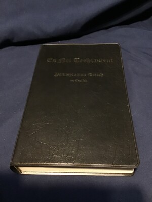 Es Nei Teshtament Special Pa. Dutch English Version 1993 The New Testament Amish