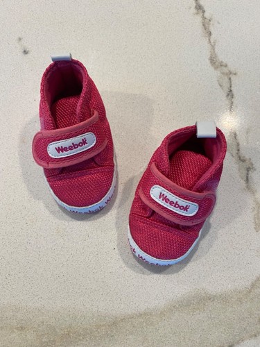 WEEBOK by Reebok Baby Shoes Size 2 Pink 