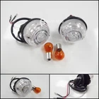 Classic Mini Front Indicator Complete Unit PAIR 1986-1996 CLEAR AFU3389 white