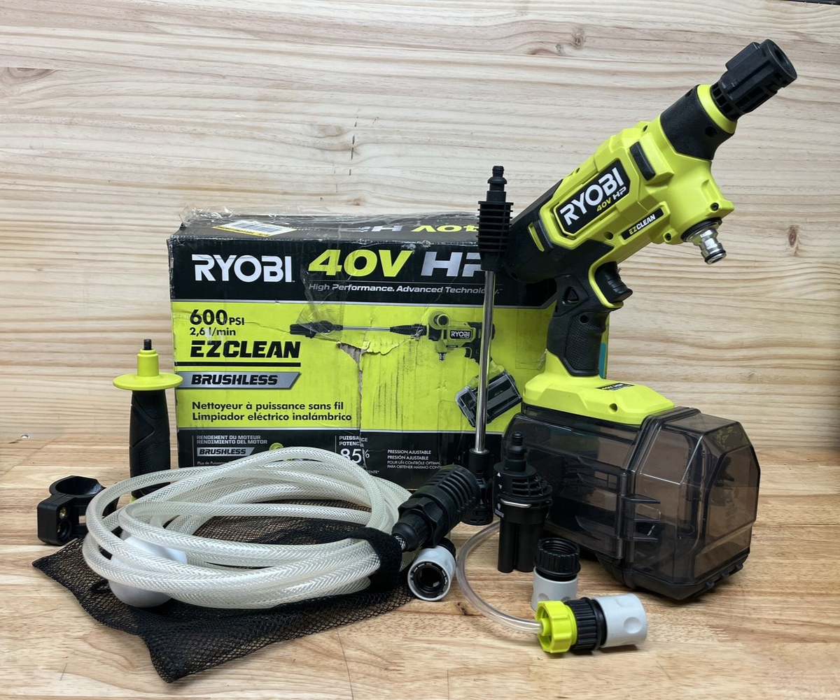 Ryobi 40V HP 600 psi EZ Clean Power Cleaner Brushless (Tool Only