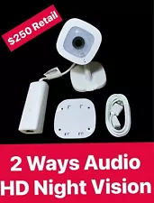 Arlo Q Plus Indoor Surveillance Camera 2 Ways Audio HD Night, Wi-Fi/PoE VMC3040S