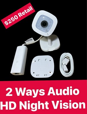 Arlo Q Plus Indoor Surveillance Camera 2 Ways Audio HD Night, Wi-Fi/PoE VMC3040S