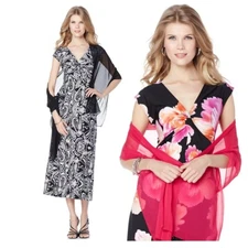 Tiana B. Printed Maxi Dress (393664A-K-7)