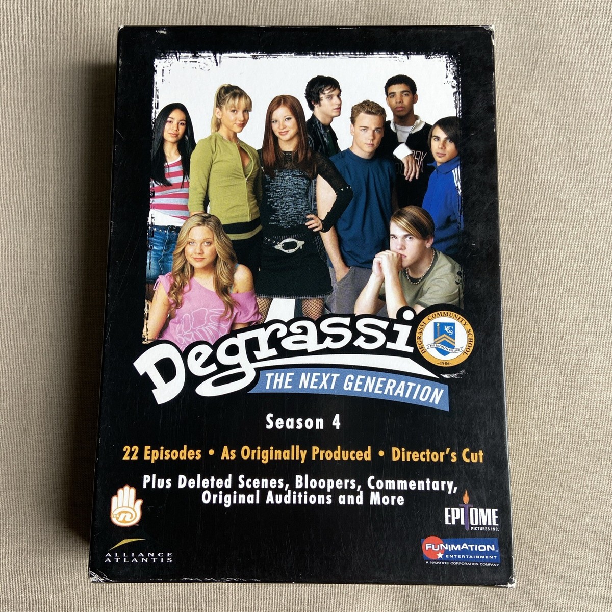 Degrassi: The Next Generation: Season 4 (DVD 2005 4-Disc Box Set