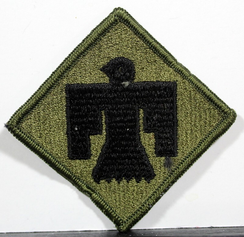 US Army 45th Infantry Division Olive Drab Subdued Fatigue Patch ...