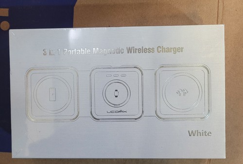UCOMX Nano 3 in 1 Wireless Charger for iPhone,Magnetic Foldable 3 in 1 Charging
