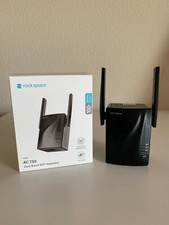 Rock Space AC 750 Wireless Signal Dual Band Booster and Wi-fi Extender -Black