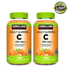 Kirkland Signature Vitamin C 250 mg., 360 Adult Gummies - Fresh - Free Shipping!