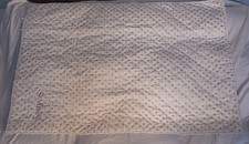 Pottery Barn Nursery Silver Dot Toddler Quilt "Syndey" in Lavender NWOT