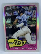 2021 Topps Baseball Chrome Randy Arozarena Rays #46 1965 Redux