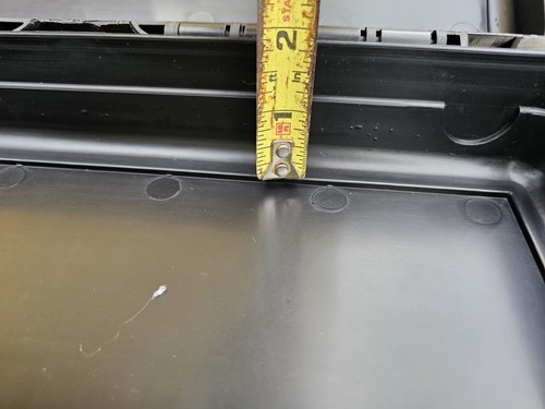 14 x 10.5 x 3.5 Durable Hard Shell Lightweight Carry Tool Lockable Case, Black - Picture 6 of 10