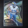 2023 Panini Select Kyren Williams 242 Club Level Black & Gold Die Cut Prizm 