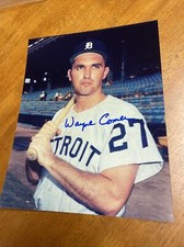 Wayne Comer Signed Autographed Detroit Tigers 8x10 Photo 1968 World Series