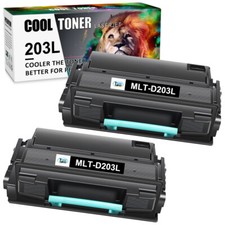 2x MLT-D203L Toner Cartridge For Samsung 203L ProXpress SL-M3320ND M3820 M3370FD
