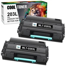 2x MLT-D203L Toner Cartridge For Samsung 203L ProXpress SL-M3320ND M3820 M3370FD