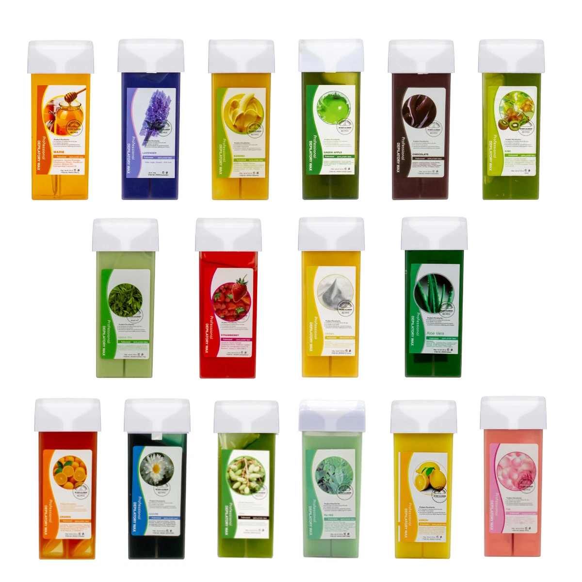 Depilatory top wax cartridge