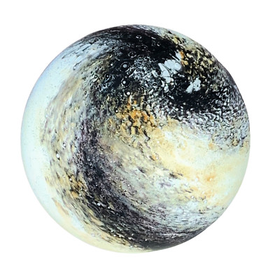 Glas Lampe Kugel rund Kugel Planet Mond Tisch Schreibtisch Stimmungsbeleuchtung Farbmix