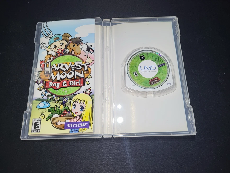 Harvest Moon Boy & Girl Sony Playstation Portátil PSP LN Perfecto Estado ¡COMPLETO!  Foto 4 de 4