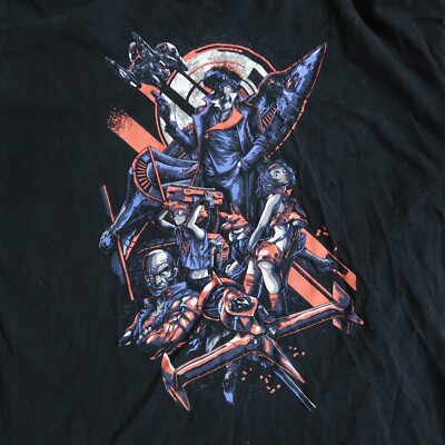 TeeFury Aop Print Tee Trash Y2K Merch Cotton Black,  Teens  Size M