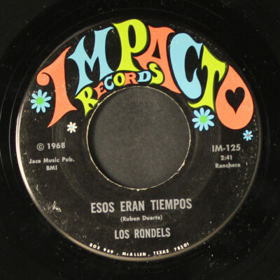 LOS RONDELS: esos eran tiempos / mi barquita madera IMPACTO 7'' Single 45 RPM