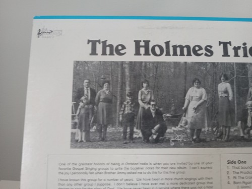 The Holmes Trio That Sounds Like Home To Me LP The Sounding Board Gospel Easley - Picture 7 of 14